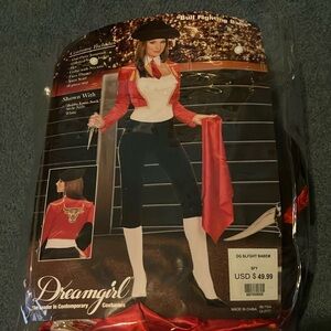 Dreamgirl Matador Costume with Red Cape